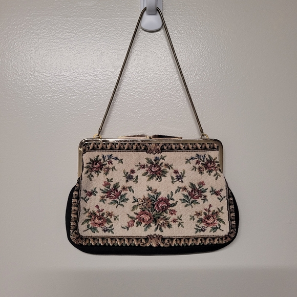 Vintage Tapestry Handbag Made In West Germany - Picture 1 of 4